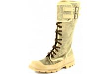 Moma Military boots Grey textile