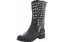 Fashion By C Long rivet boot Black. betala 1012.9kr