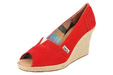 Toms Solid Canvas Wedge. betala 478.2kr