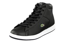 Lacoste Carnaby Evo Mid Crt Blk Gry Lth