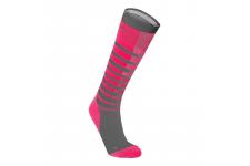 Women`s Striped Run Compression Socks M (EU 41 44), CHERRY PINK GREY. betala 298kr