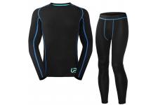 Men`s Sport Dry Set S, Black Brilliant Blue. betala 239kr